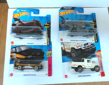 HOT WHEEELS JOB LOT BATMOBILE  X2 TOYOTA LAND CRUISER 84 AUDI SPORT QUATTRO
