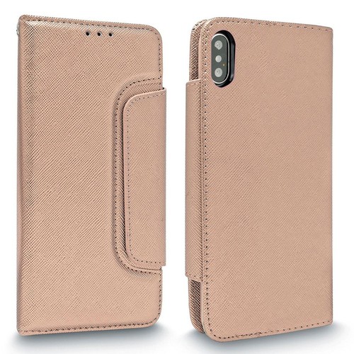 Leather flip case for iphone - for, x