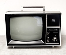 Vintage 1970s Hitachi CRT TV