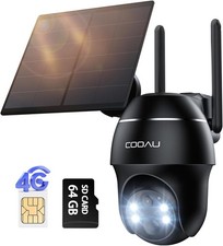 COOAU 4G LTE Security Camera