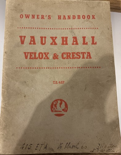 Vauxhall velox and cresta - vauxhall,