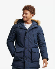Superdry Mens Jacket Navy Blue
