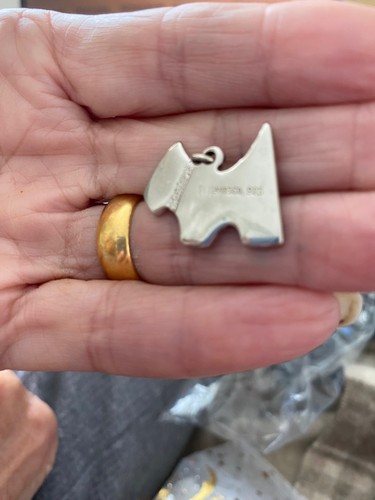 Tiffany scottie dog charm - dog,