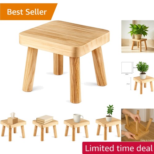 Elegant small wooden stool - small,