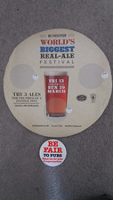 WETHERSPOONS BADGE/ALE FESTIVAL MAT
