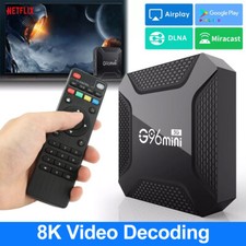Smart TV Box Android10 4GB+64GB 4K HDMI 2.4G WIFI Media Streamer UK BT New