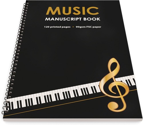 Music manuscript book 12 - music, book,