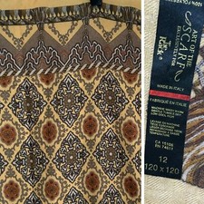 Tie Rack ART OF THE SCARF Beautiful huge vintage CELTIC scarf 44 IN X 44 IN