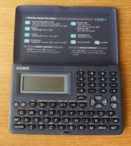Casio digital diary - casio,