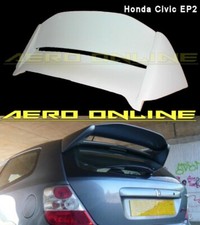 Mugen Style Plastic Rear Spoiler For Honda Civic EP2 / EP3 Type R  01-05