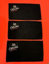 Carling Bar Towels x Three -  advertising Carling Black Label - good condition