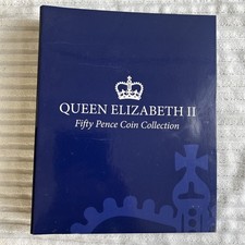 Queen Elizabeth II 50p Fifty