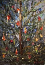 Christmas,New Year , acrylic