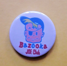 25mm badge bazooka joe - badge, club