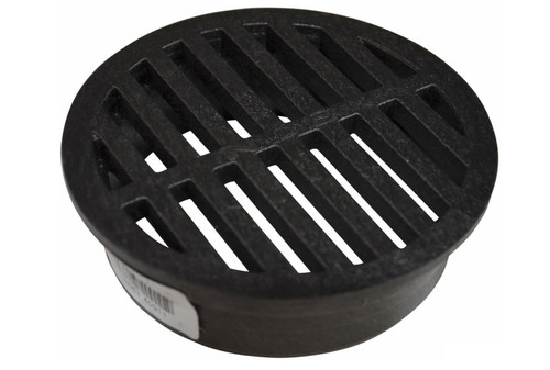 4in plastic round drain grate - plastic,