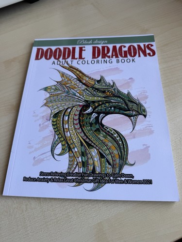 Doodle dragons adult - doodle,