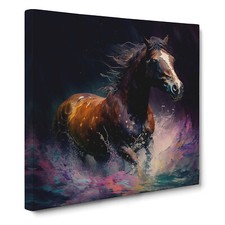 Horse Impressionism Canvas