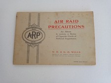 Wills Cigarettes Cards A.R.P. Air Raid Precautions Book Complete Set 1938.