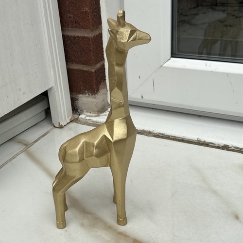 Geometric gold giraffe - , figure