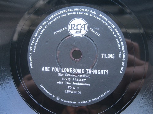 Elvis presley rpm - 78, are