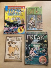 Furry Freak Brothers And Fat Freddy’s Cat, Lot Of Four Comics