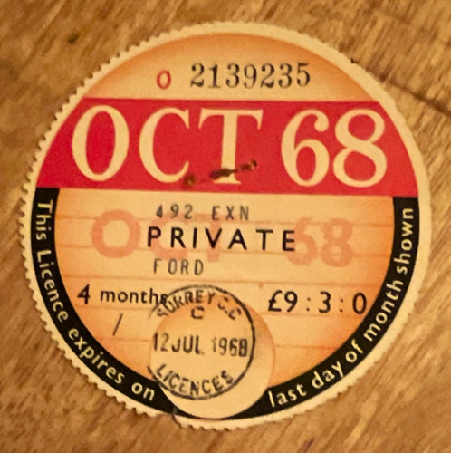 Vintage vehicle excise - vintage,