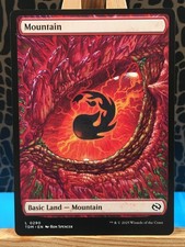 MTG - Mountain. Tarkir: Dragonstorm. Common - Full Art - Dragon Eye Land. 290.