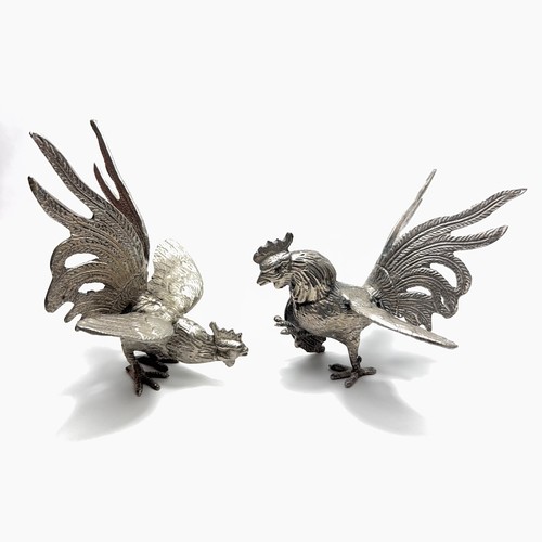 Vintage silver plated - plated, fighting