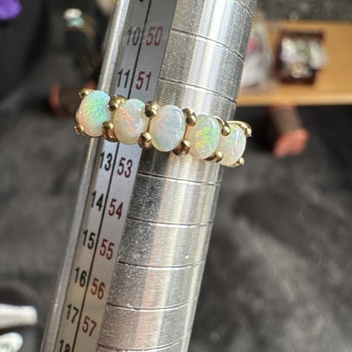 Vintage 9ct gold ring set - , with