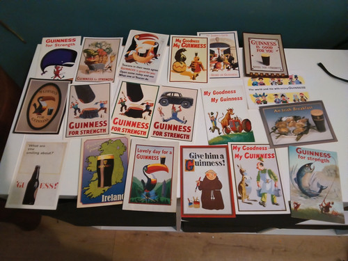 Guinness postcards