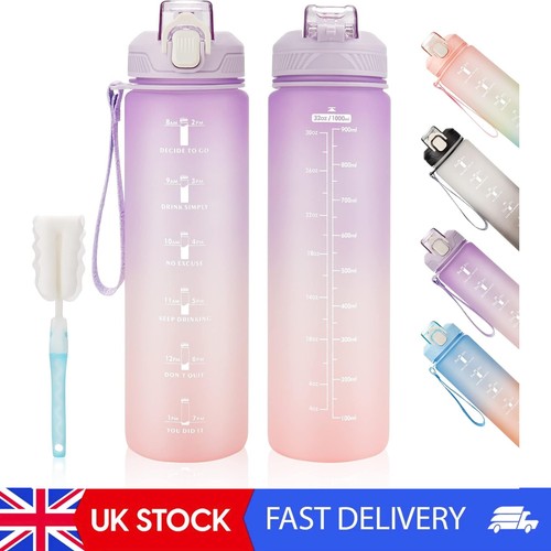 Water bottle with - bottle, marker