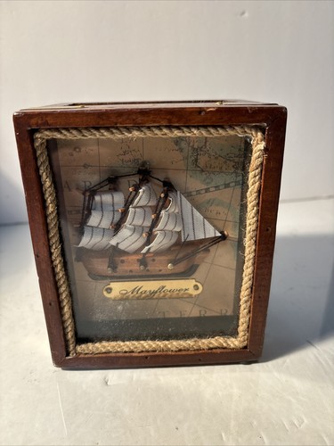 Miniature wooden ship - miniature,