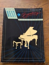 The Best In Broadway Standards Piano Solo Sheet Book 