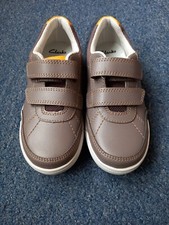 Boys Clarks Infant Trainers Size Uk 11 F