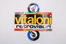 1970-89 Vitaloni Wing Mirror Sticker Decal Emblem Ferrari Maserati Lamborghini