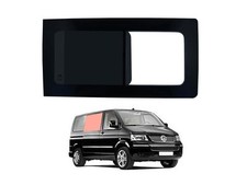 Right Side Panel Opening Glass Window Dark Tinted for VW Transporter T5 (03-15)
