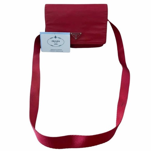 Prada red logo - prada, shoulder