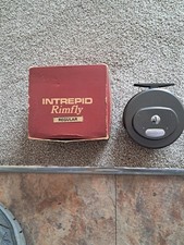 USED FISHING REEL INTREPID RIMFLY AND BOXED
