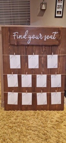 Bespoke rustic wedding seating - bespoke,