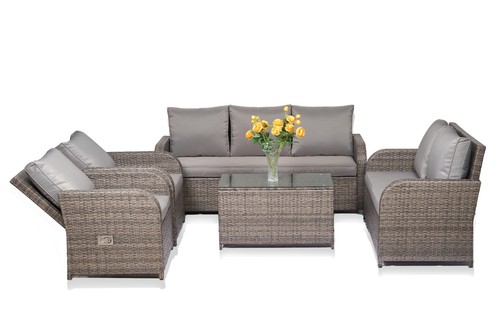 Rattan garden patio sofa set - patio,