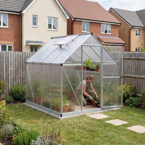 Walk greenhouse kit 6x8 - walk-in,