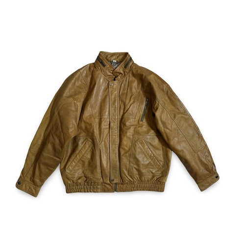 90s branded tan brown - tan, leather