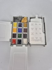 Winsor & Newton Cotman Pocket 12 Watercolour half pan Field Box Set 