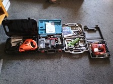 tools joblot. Exact saw. Black and decker drill . Jig saws