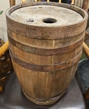 Wooden Oak Antique 16" Keg