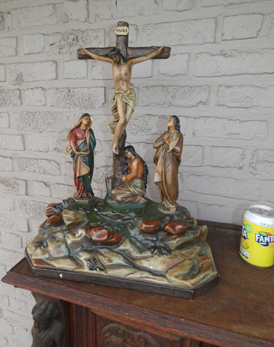 Antique rare large calvary - large,