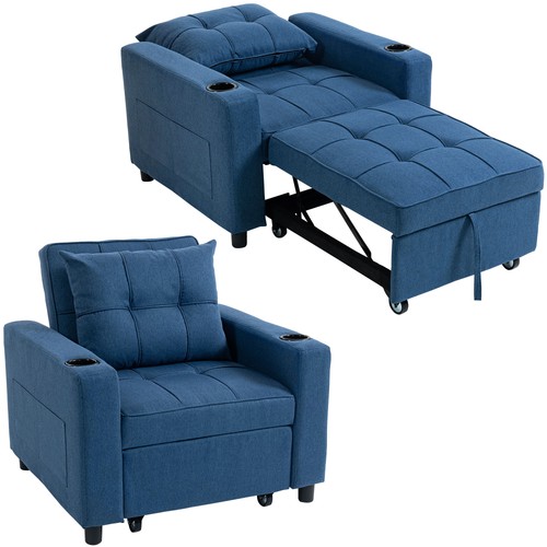 Homcom sofa bed - homcom, 3-in-1