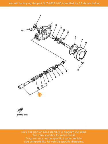 Yamaha shaft drive - drive, assy