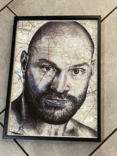 Tyson Fury Gypsy King Framed A3 Poster Boxing Man Cave Home Bar