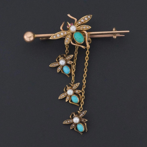 Antique victorian turquoise - victorian,
